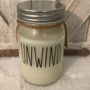 Rae Dunn Unwind Candle